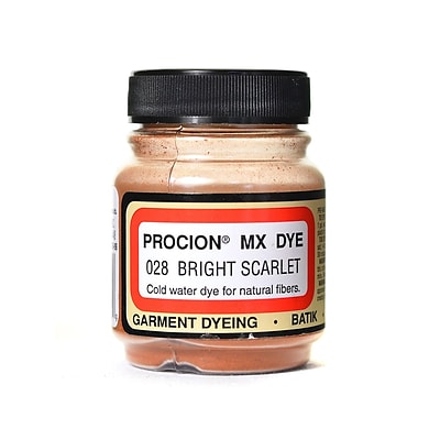 Jacquard Procion Mx Fiber Reactive Dye Bright Scarlet 028 2/3 Oz. [Pack Of 3]