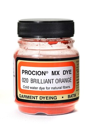 Jacquard Procion Mx Fiber Reactive Dye Brilliant Orange 020 2/3 Oz. [Pack Of 3]