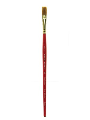 Winsor And Newton Sceptre Gold Ii Short Handled Brushes 1/4 One Stroke 606 (11155)