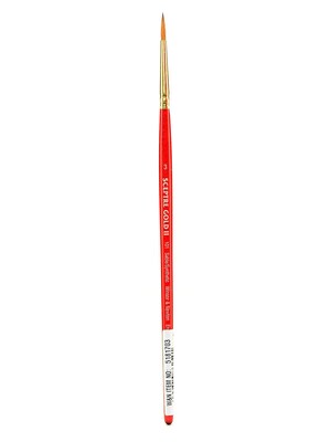 Winsor And Newton Sceptre Gold Ii Short Handled Brushes, 3-Round 101 (25851)