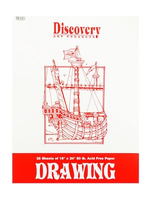 Discovery Drawing Pads 18 In. X 24 In. [Pack Of 3]
