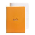 Rhodia Staplebound Notebooks Ruled, Orange Cover 6 In. X 8 1/4 In. 48 Sheets [Pack Of 10] (10PK-119188)