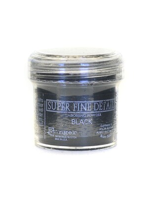 Ranger Basics Embossing Powder Super Fine Black 1 Oz. Jar [Pack Of 4]