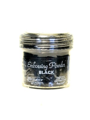 Ranger Basics Embossing Powder Black 1 Oz. Jar Pack Of 4 (51868-Pk4)