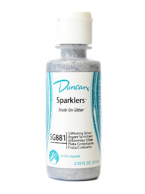 Duncan Sparklers Brush On Glitter Silver 2 Oz. [Pack Of 4]
