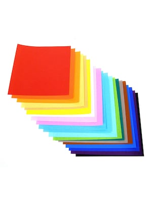 Yasutomo FoldEms Origami Paper Bright Assortment 9 3/4 In. Pack Of 100