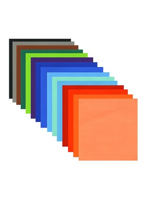 Yasutomo FoldEms Origami Paper, Bright Assortment, 6 3/4, 2/Pack (39755-Pk2)