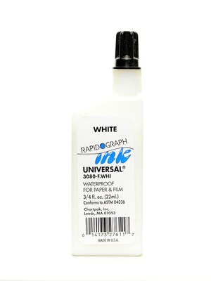 Koh-I-Noor Technical Inks Universal Drawing Ink White [Pack Of 3]
