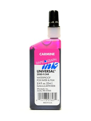 Koh-I-Noor Technical Inks Universal Drawing Ink Carmine [Pack Of 3]