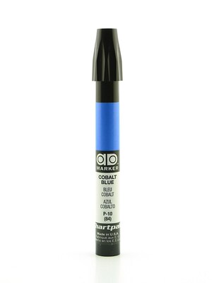 Chartpak AD Marker, Cobalt Blue, Tri-Nib [Pack of 6]