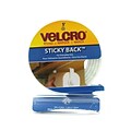 VELCRO® Closure Easy To Use Dispenser Packs White [Pack Of 2]