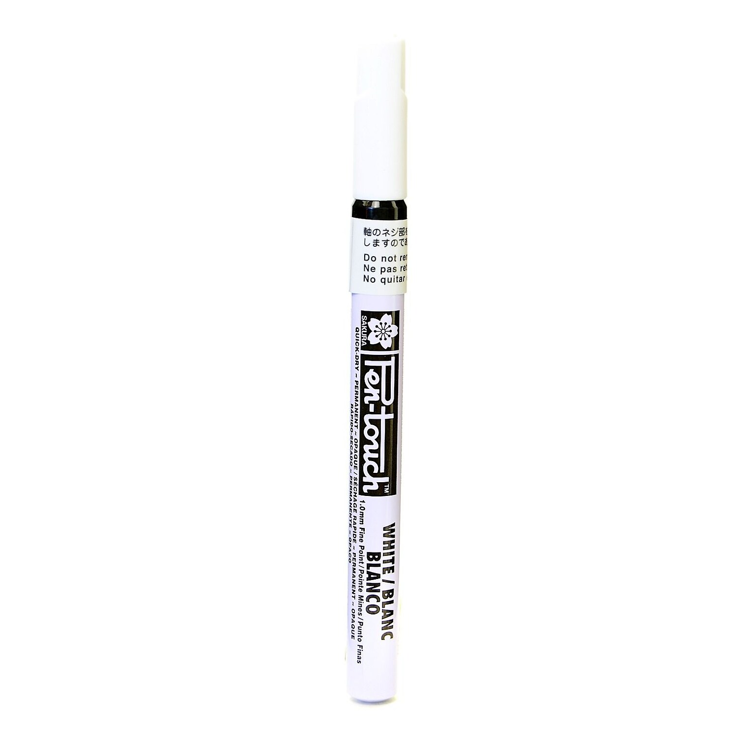 Sakura Pen-Touch Marker 1.0 Mm Fine White [Pack Of 4]