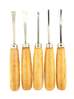 U J Ramelson 30467 110 Wood Carving Set, Set Of 5