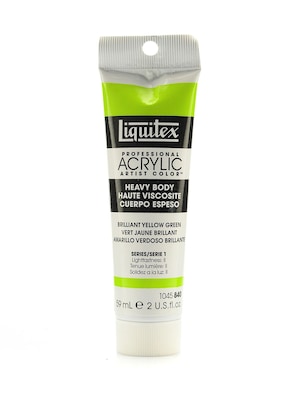 Liquitex Heavy Body Professional Artist Brilliant Yellow Green Acrylic Colors, 2Oz, 3Pk (12631-Pk3)