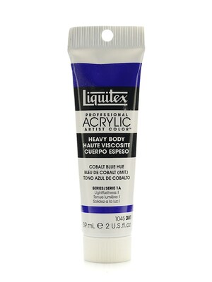 Liquitex Heavy Body Professional Artist Acrylic Colors, Cobalt Blue Hue, 2Oz, 3/Pack (15934-Pk3)