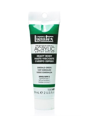 Liquitex Heavy Body Professional Artist Acrylic Colors Emerald Green 2 Oz.