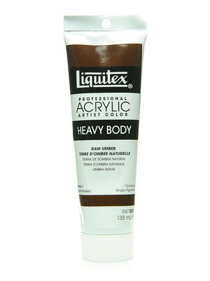 Liquitex Heavy Body Professional Artist Acrylic Colors Raw Umber 4.65 Oz.