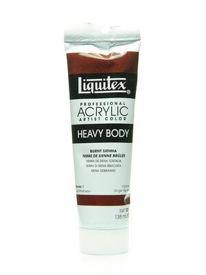 Liquitex Heavy Body Professional Artist Acrylic Colors Burnt Sienna 4.65 Oz.