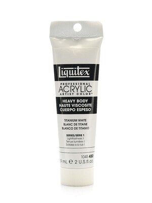 Liquitex Heavy Body Professional Artist Acrylic Colors Titanium White 2 Oz. [Pack Of 3]