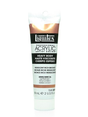 Liquitex Heavy Body Professional Artist Acrylic Colors Iridescent Rich Bronze 2 Oz. [Pack Of 2]