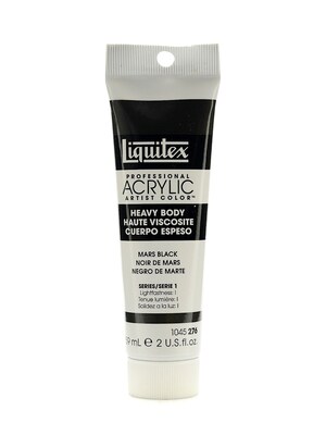 Liquitex Heavy Body Professional Artist Acrylic Colors Mars Black 2 Oz. [Pack Of 3]