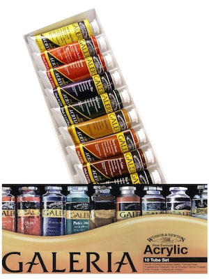 Winsor And Newton Galeria Acrylic Paint Colour Basic Set Each