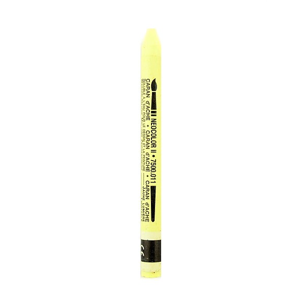 Caran DAche Neocolor Ii Aquarelle Water Soluble Wax Pastels Pale Yellow [Pack Of 10]