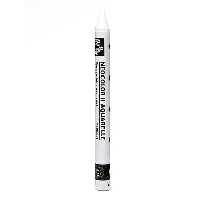 Caran DAche Neocolor Ii Aquarelle Water Soluble Wax Pastels White [Pack Of 10]