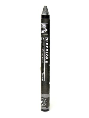 Caran DAche Neocolor Ii Aquarelle Water Soluble Wax Pastels Black [Pack Of 10]