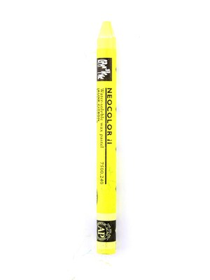 Caran DAche Neocolor Ii Aquarelle Water Soluble Wax Pastels Lemon [Pack Of 10]
