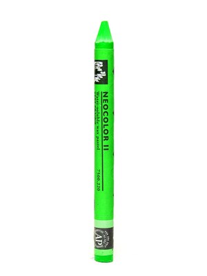 Caran DAche Neocolor Ii Aquarelle Water Soluble Wax Pastels Grass Green [Pack Of 10]