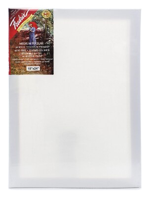 Fredrix Red Label Stretched Cotton Canvas 18 In. X 24 In. Each