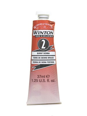 Winsor  And  Newton Winton Oil Colours 37 Ml Burnt Sienna 2 [Pack Of 3]