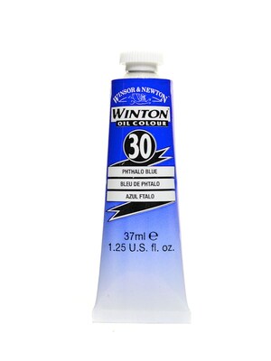 Winsor  And  Newton Winton Oil Colours 37 Ml Phthalo Blue 30 [Pack Of 3]