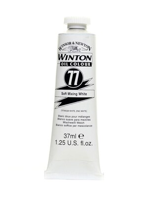Winsor And Newton Winton Oil Colours 37 Ml Soft Mixing White 77 [Pack Of 3]
