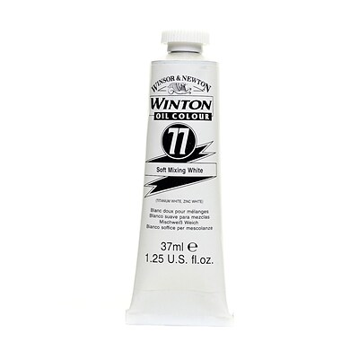 Winsor And Newton Winton Oil Colours 37 Ml Soft Mixing White 77 [Pack Of 3]