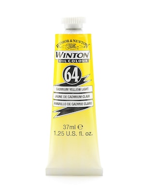 Winsor  And  Newton Winton Oil Colours 37 Ml Cadmium Yellow Light 64