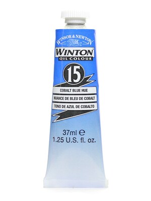 Winsor  And  Newton Winton Oil Colours 37 Ml Cobalt Blue Hue 15 [Pack Of 3]