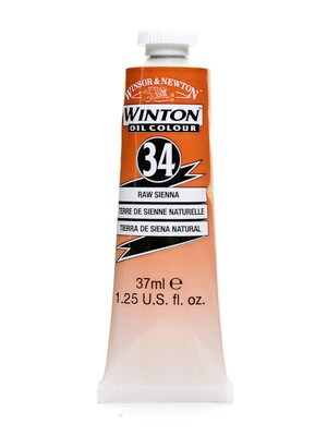 Winsor  And  Newton Winton Oil Colours 37 Ml Raw Sienna 34 [Pack Of 3]