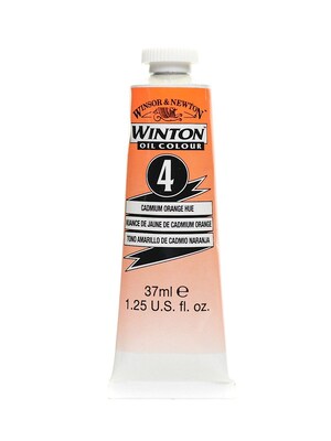 Winsor  And  Newton Winton Oil Colours 37 Ml Cadmium Orange Hue 4 [Pack Of 3]