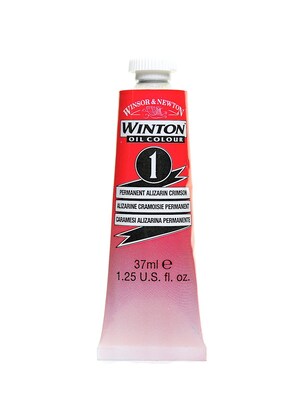 Winsor  And  Newton Winton Oil Colours 37 Ml Permanent Alizarin Crimson 1 [Pack Of 3]
