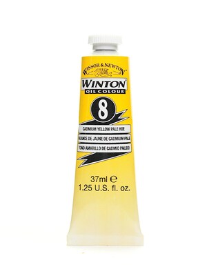 Winsor And Newton Winton Oil Colours 37 Ml Cadmium Yellow Pale Hue 8 [Pack Of 3]