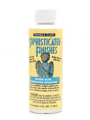 Triangle Coatings Sophisticated Finishes Patina Blue 4 Oz. [Pack Of 2]