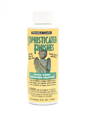 Triangle Coatings Sophisticated Finishes Patina Green Antiquing Solution 4 Oz. [Pack Of 2]