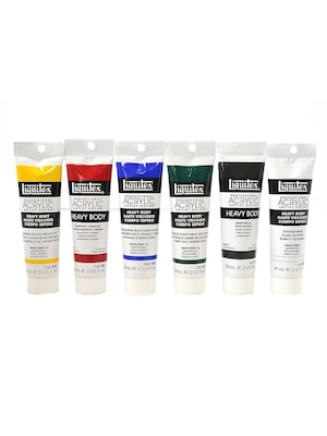 Liquitex Classic 6 Heavy Body Acrylic Paint Color, Set Of Six (72534)