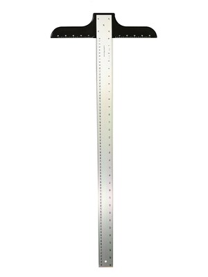 Ludwig Precision Aluminum T-Square, 2" X 48", Heavy Duty