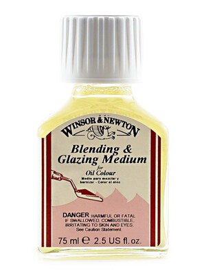 Winsor  And  Newton Blending  And  Glazing Medium, Craft Supplies, 75 Ml [Pack Of 2]