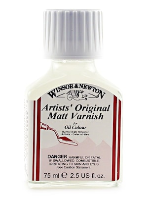 Winsor  And  Newton Artists Original Oil Matt Varnish 75 Ml [Pack Of 2]