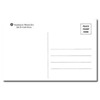 Strathmore Blank Watercolor Postcards Pad Of 15 [Pack Of 3