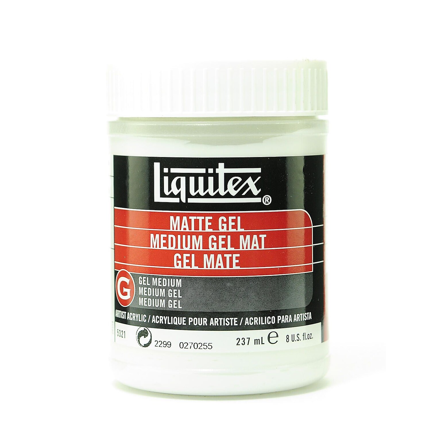 Liquitex Acrylic Matte Gel Medium 8 Oz.